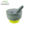 100% natural custom granite marble stone mortar and pestle 13X8cm